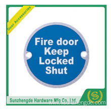 BTB SSP-011SS Round Unisex Toilet Door Sign